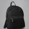Rucksack mit Reißverschluss, Secondhand Black Mesh Secondhand-Taschen Rucksack mit Reißverschluss, Secondhand Black Mesh Secondhand-Taschen