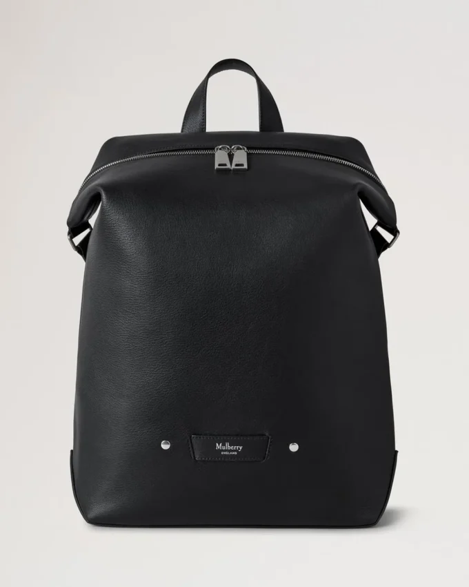 Rye Rucksack Schwarz Geschmeidiges Kalbsleder Damen