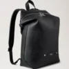 Rye Rucksack Schwarz Geschmeidiges Kalbsleder Damen
