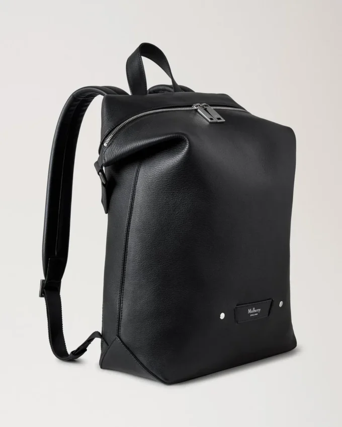 Rye Rucksack Schwarz Geschmeidiges Kalbsleder Damen