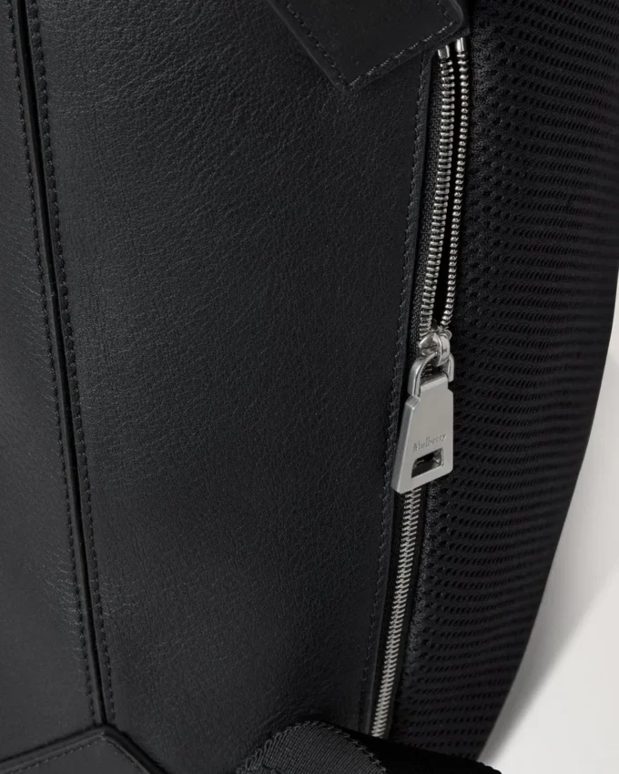 Rye Rucksack Schwarz Geschmeidiges Kalbsleder Damen