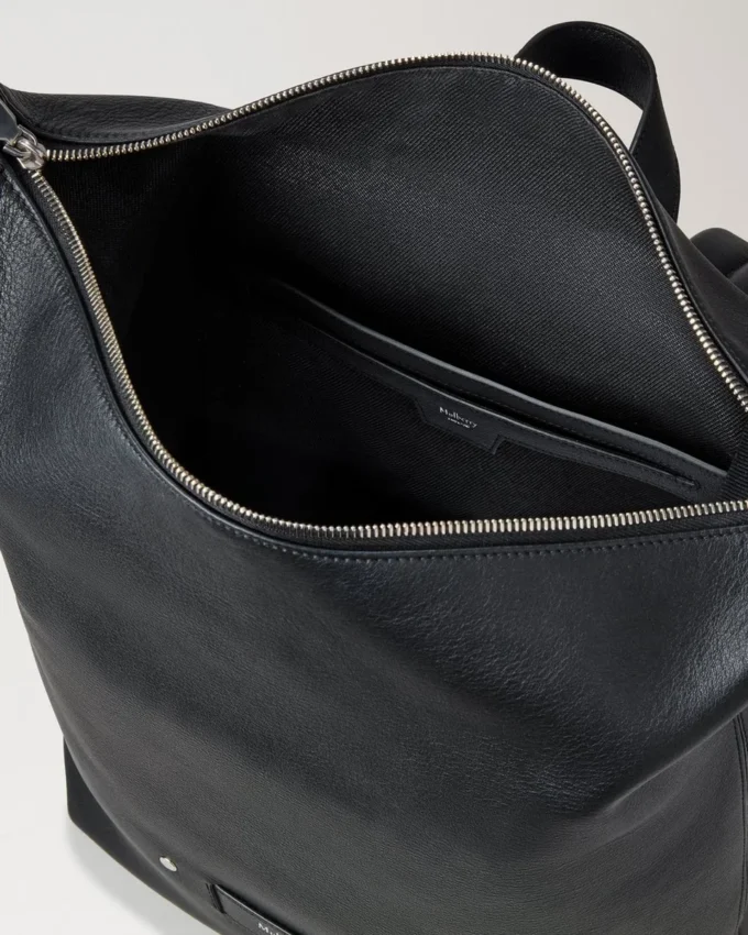 Rye Rucksack Schwarz Geschmeidiges Kalbsleder Damen