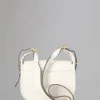 Sadie Satchel Secondhand Weiß mit Ziegenprint Secondhand-Taschen