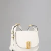 Sadie Satchel Secondhand Weiß mit Ziegenprint Secondhand-Taschen