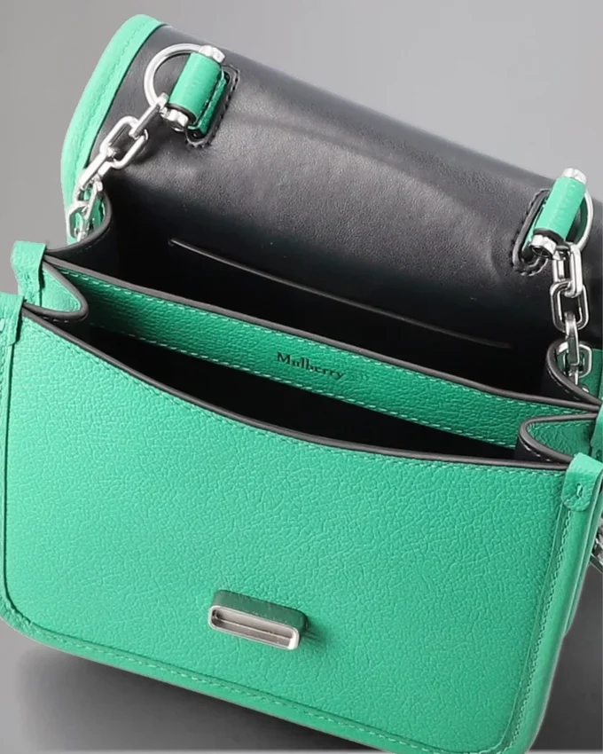 Sadie Square Secondhand-Tasche in Lawn Green aus Silky Calf-Ledern Sadie Square Secondhand-Tasche in Lawn Green aus Silky Calf-Ledern
