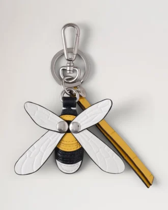 Schlüsselanhänger „British Summer“ – Bumblebee, mehrfarbig, Materialmix
