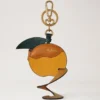 Schlüsselanhänger „Peeling Fruit“ – Orange, mehrfarbig, Materialmix