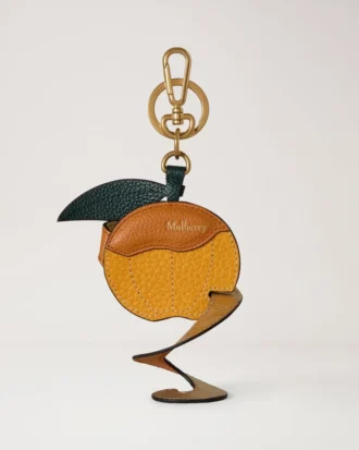 Schlüsselanhänger „Peeling Fruit“ – Orange, mehrfarbig, Materialmix