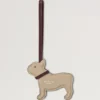 Schlüsselband-Schlüsselanhänger – Frenchie Dog Dune & Oxblood Small Classic Grain Schlüsselband-Schlüsselanhänger – Frenchie Dog Dune & Oxblood Small Classic Grain