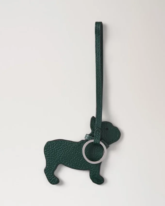 Schlüsselband-Schlüsselanhänger – Frenchie Dog Mulberry Green Small Classic Grain Schlüsselband-Schlüsselanhänger – Frenchie Dog Mulberry Green Small Classic Grain