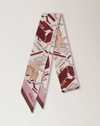 Schmaler Schal – Bayswater Workshop Blossom Pink Recyceltes Polyester
