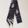 Schmaler Schal – British Park Deep Aubergine Recyceltes Polyester Schmaler Schal – British Park Deep Aubergine Recyceltes Polyester
