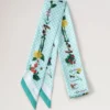 Schmaler Schal – Riverside Floral Marina Blue Recyceltes Polyester Schmaler Schal – Riverside Floral Marina Blue Recyceltes Polyester