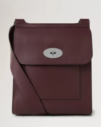 Small Antony Black Cherry Small Classic Grain Damen