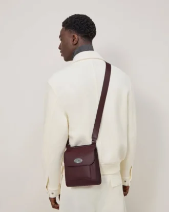 Small Antony Black Cherry Small Classic Grain Damen