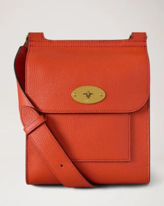 Small Antony Coral Orange Small Classic Grain Damen