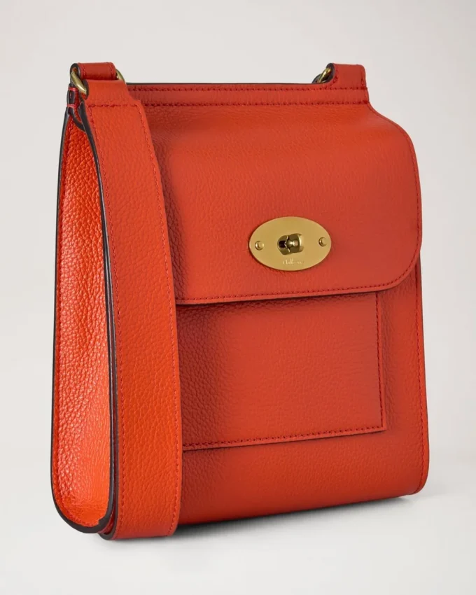 Small Antony Coral Orange Small Classic Grain Damen Small Antony Coral Orange Small Classic Grain Damen
