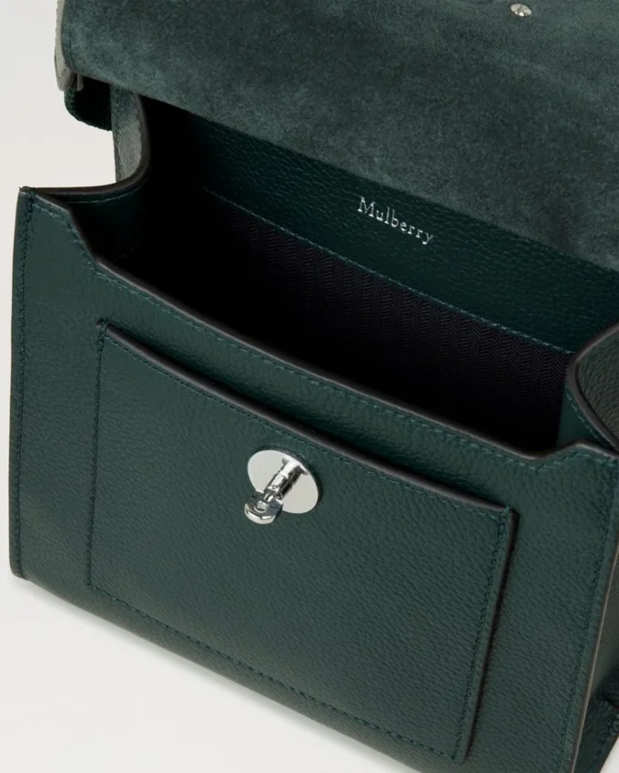 Small Antony Mulberry Green Small Classic Grain Small Antony Mulberry Green Small Classic Grain