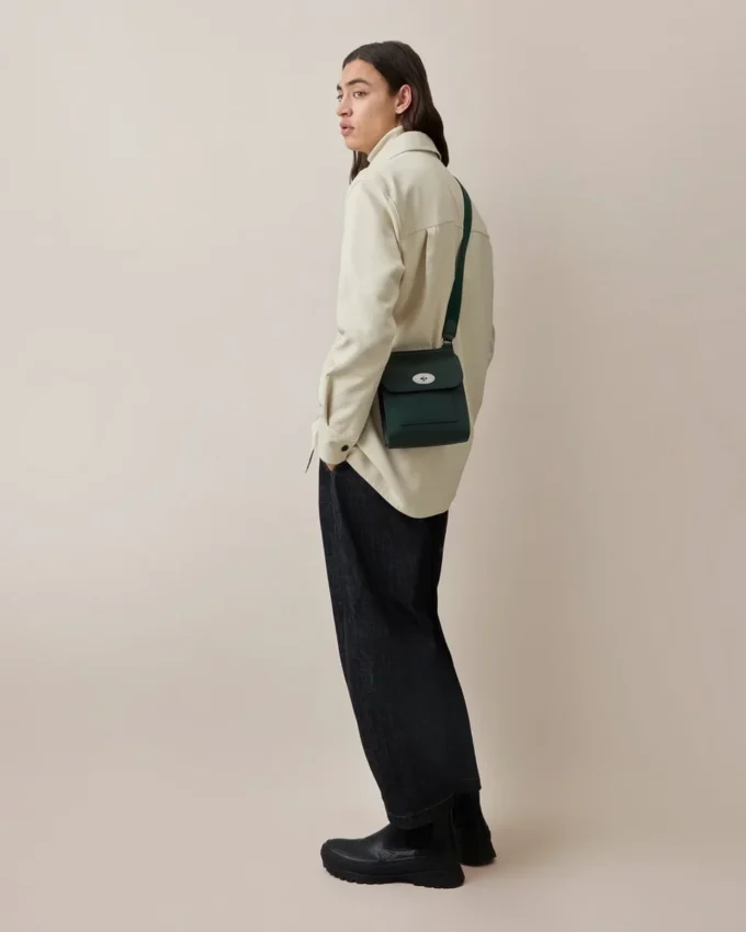 Small Antony Mulberry Green Small Classic Grain Small Antony Mulberry Green Small Classic Grain