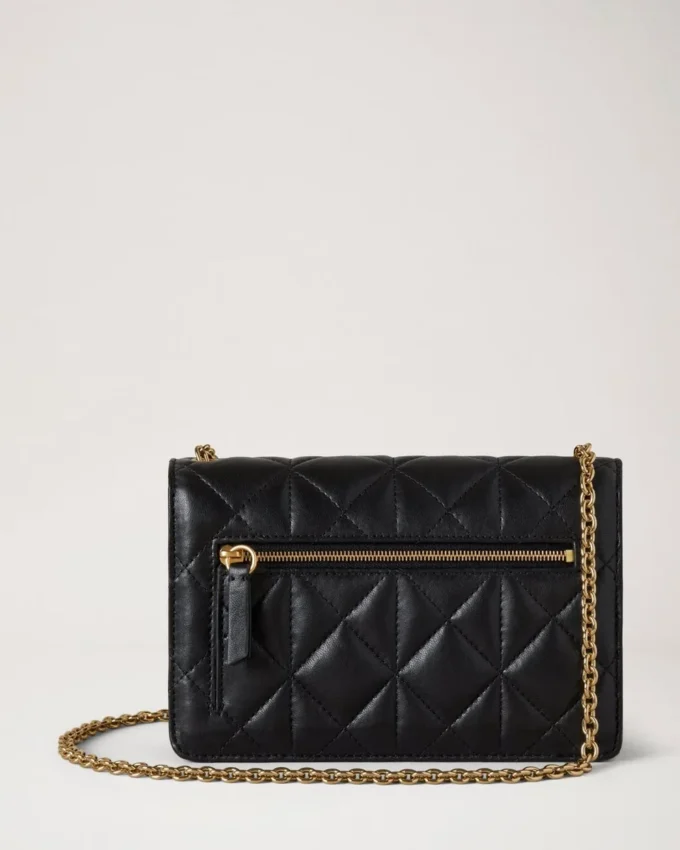 Small Darley Schwarz Gestepptes Nappaleder Damen Small Darley Schwarz Gestepptes Nappaleder Damen