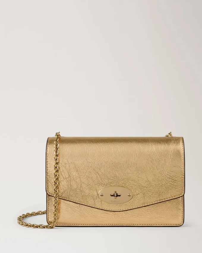 Small Darley Somerset Gold Grainy Metallic Darley Small Darley Somerset Gold Grainy Metallic Darley