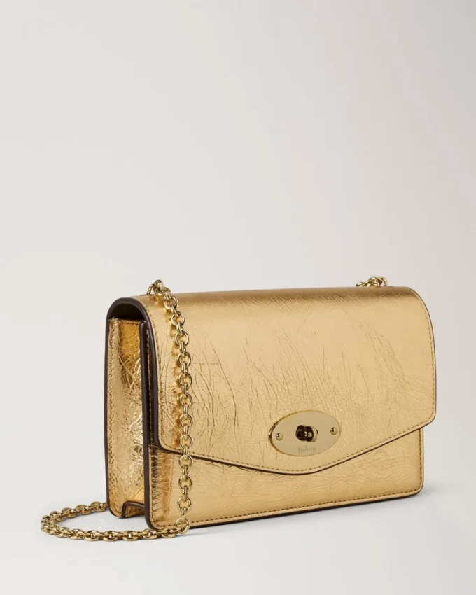 Small Darley Somerset Gold Grainy Metallic Darley Small Darley Somerset Gold Grainy Metallic Darley