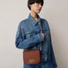 Small Darley-Tasche in Eiche, zweifarbig, Small Classic Grain Small Darley-Tasche in Eiche, zweifarbig, Small Classic Grain