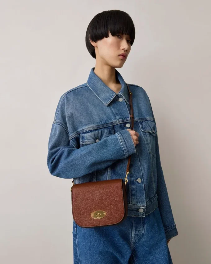 Small Darley-Tasche in Eiche, zweifarbig, Small Classic Grain Small Darley-Tasche in Eiche, zweifarbig, Small Classic Grain