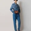 Small Darley-Tasche in Eiche, zweifarbig, Small Classic Grain Small Darley-Tasche in Eiche, zweifarbig, Small Classic Grain