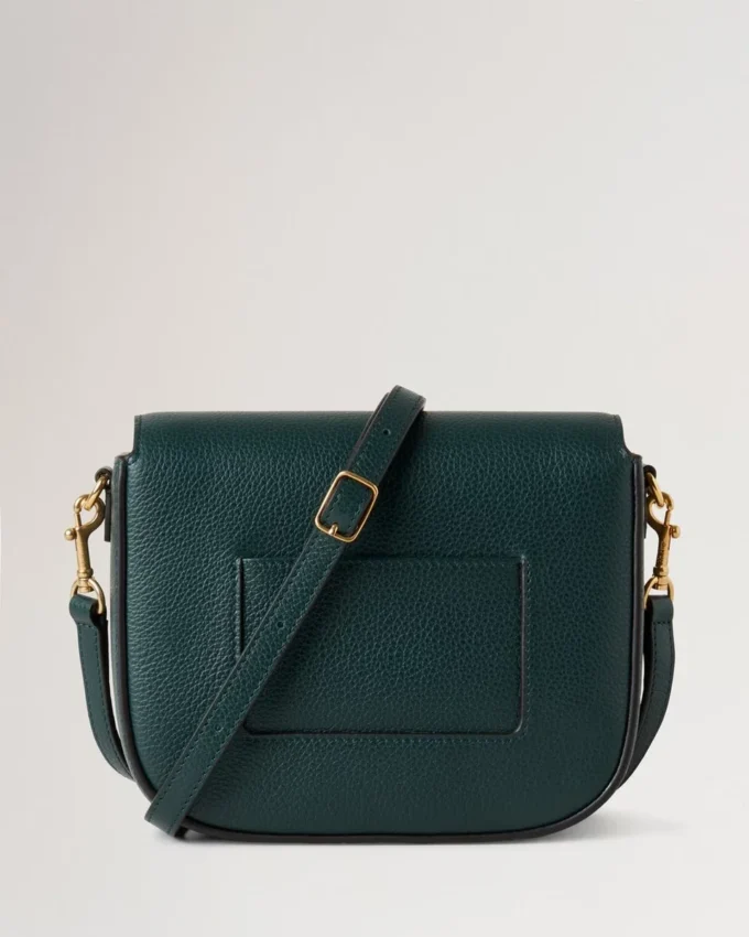 Small Darley-Tasche in Mulberry Green, kleine klassische Narbung Small Darley-Tasche in Mulberry Green, kleine klassische Narbung