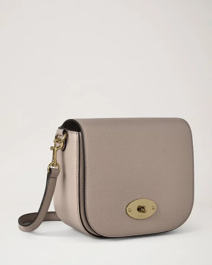 Small Darley-Tasche Kaschmir Taupe Kleine klassische Narbung
