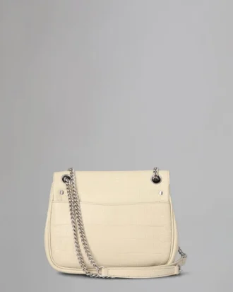 Small Darley-Umhängetasche Secondhand Chalk Soft Croc