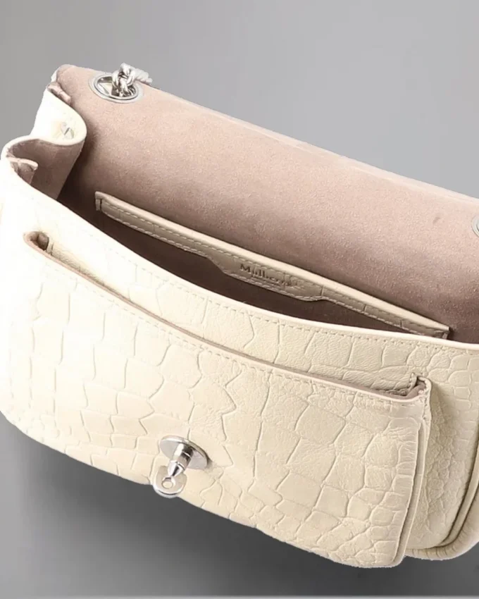 Small Darley-Umhängetasche Secondhand Chalk Soft Croc Small Darley-Umhängetasche Secondhand Chalk Soft Croc