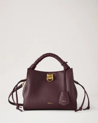 Small Iris Black Cherry Heavy Grain Damen