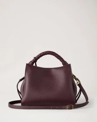 Small Iris Black Cherry Heavy Grain Damen