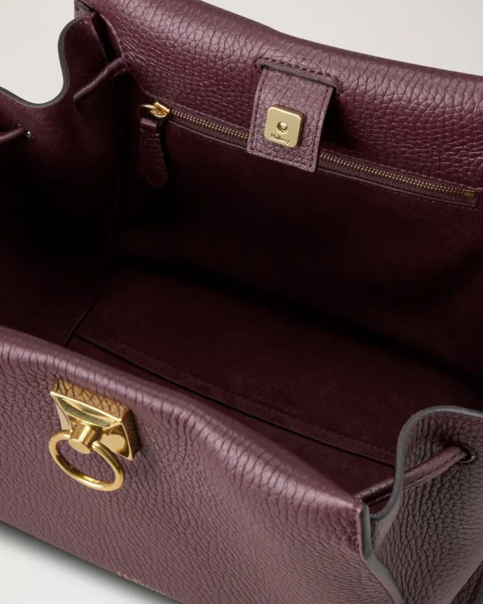 Small Iris Black Cherry Heavy Grain Damen Small Iris Black Cherry Heavy Grain Damen