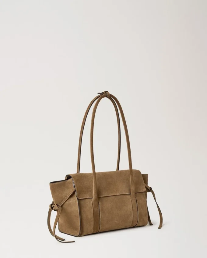 Small Soft Bayswater Salcombe Sand Suede Bayswater