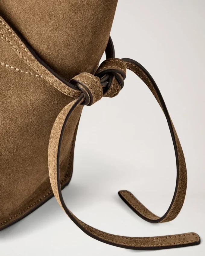 Small Soft Bayswater Salcombe Sand Suede Bayswater