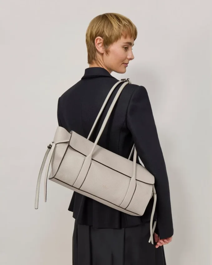 Small weiche Bayswater Chalk Heavy Grain für Damen