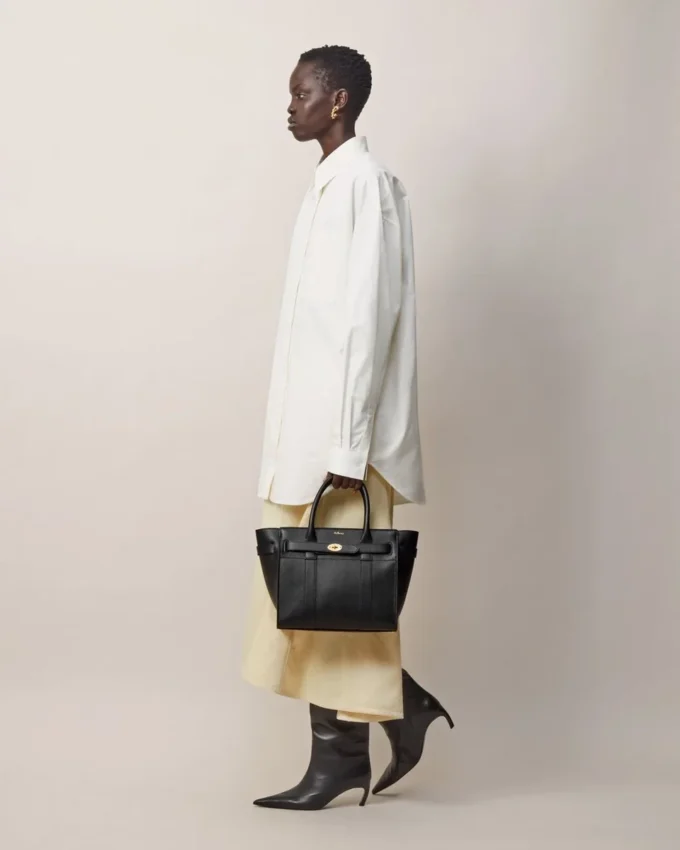Small Zipped Bayswater Black Small Classic Grain Small Zipped Bayswater Black Small Classic Grain