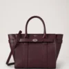 Small Zipped Bayswater in Black Cherry, Small Classic Grain Small Zipped Bayswater in Black Cherry, Small Classic Grain