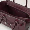 Small Zipped Bayswater in Black Cherry, Small Classic Grain Small Zipped Bayswater in Black Cherry, Small Classic Grain