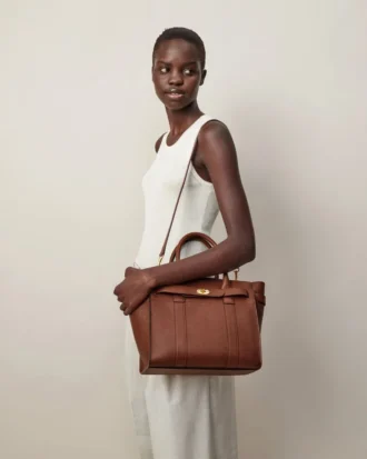 Small Zipped Bayswater Oak Two-Tone Small Classic Grain