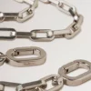 Softie-Kettenriemen Silber Metall Damen