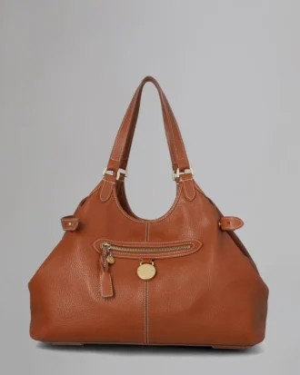 Somerset Tote – Secondhand-Tasche aus Eichen-Pebble-Leder – Secondhand-Taschen