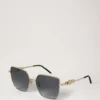Tallulah Sonnenbrille Charcoal Metall & Bio-Acetat