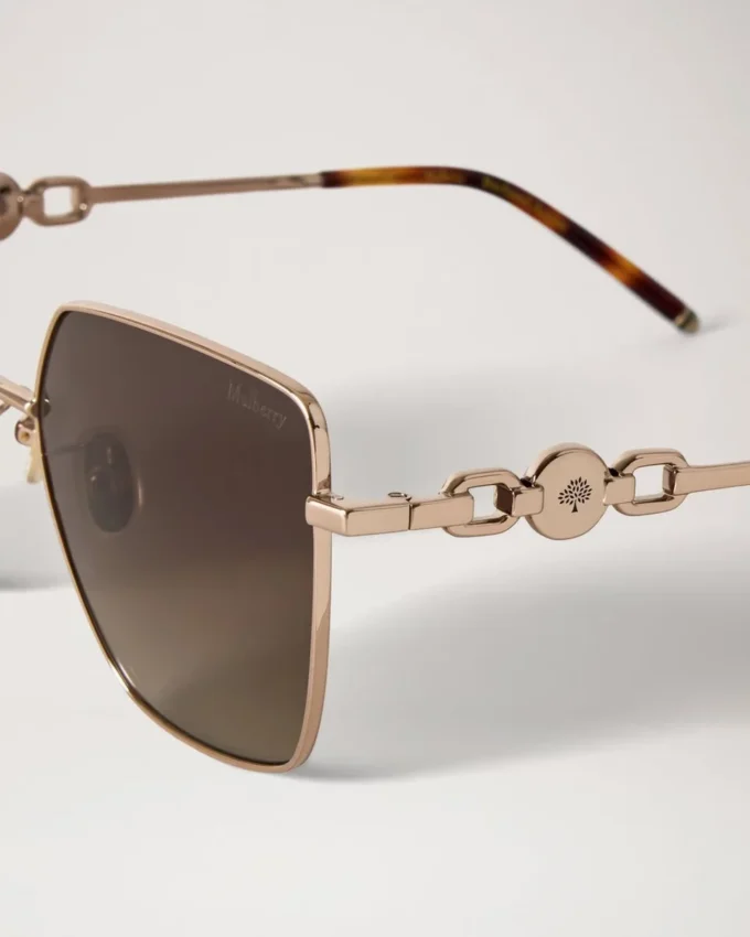 Tallulah Sonnenbrille Eiche Metall & Bio-Acetat Damen