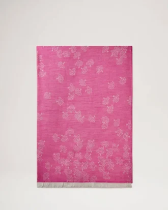 Tamara-Schal Mulberry Pink Baumwolle Damen