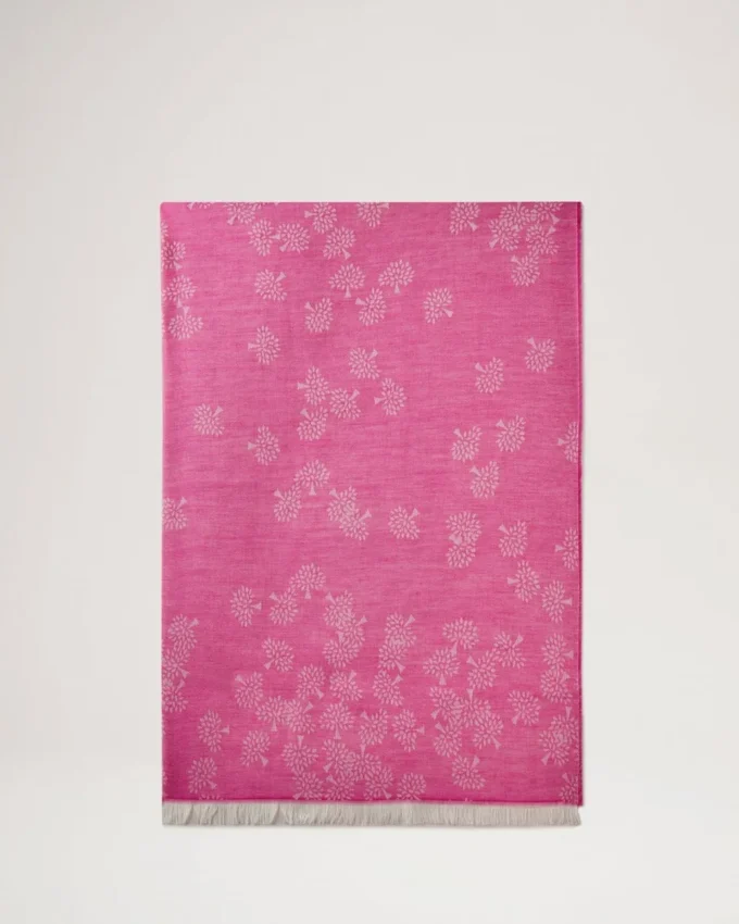 Tamara-Schal Mulberry Pink Baumwolle Damen