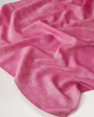 Tamara-Schal Mulberry Pink Baumwolle Damen